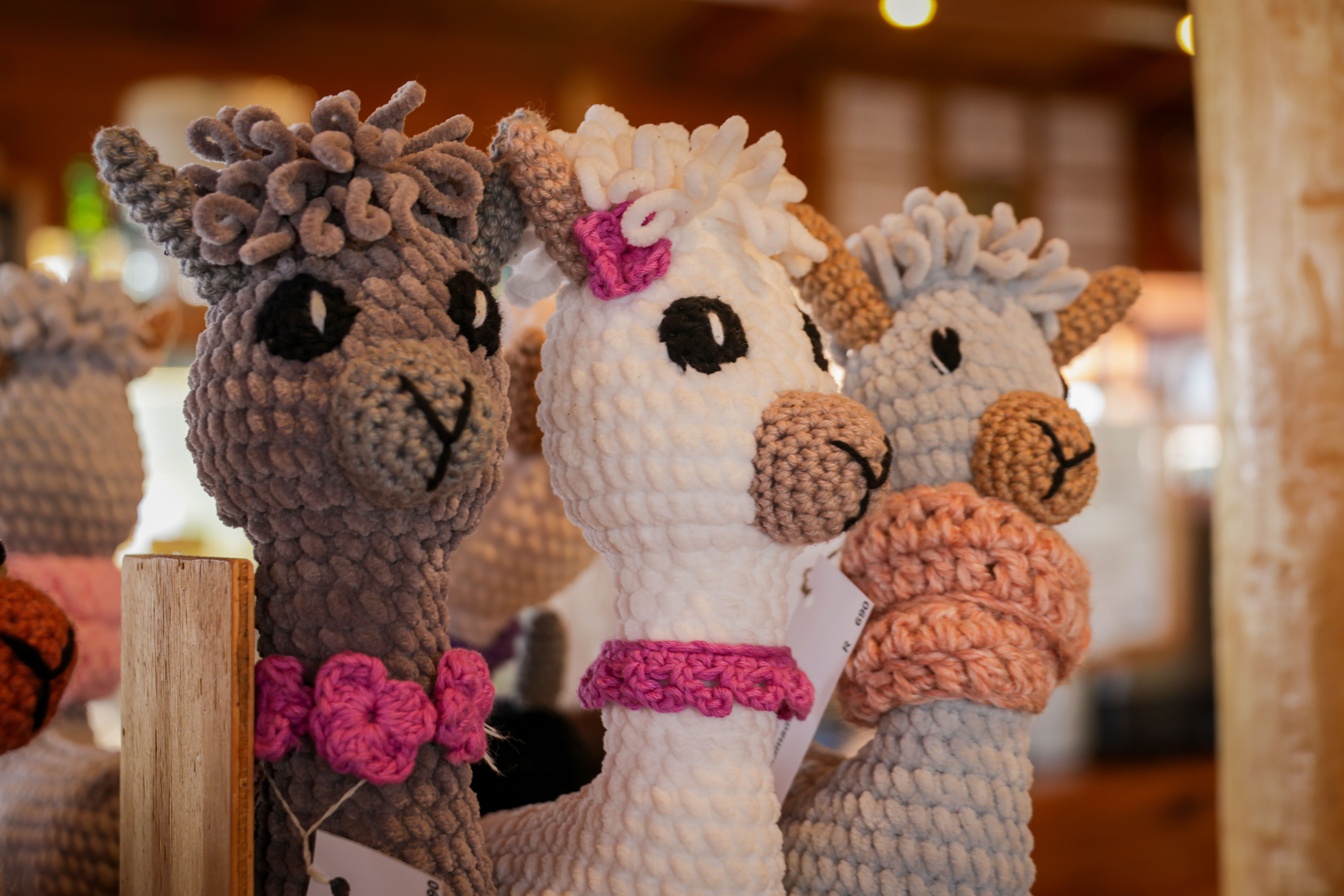 Dolls and soft toys